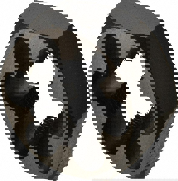 Hex Rethreading Die: 1-1/8 - 12, 1